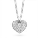 CADENA + COLGANTE NAIOMY AG925 CORAZON CIRCONITAS