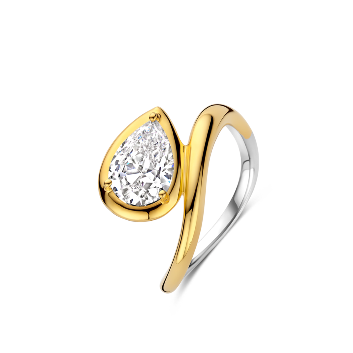 ANILLO NAIOMY AG925 BAÑO ORO Y CIRCONITA