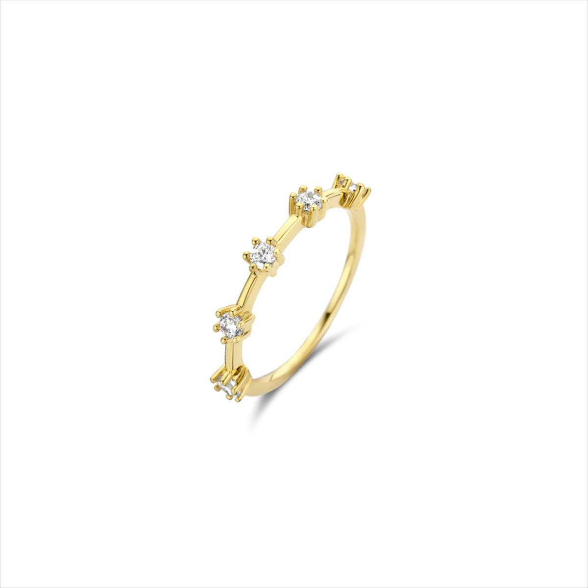 ANILLO NAIOMY AG925 BAÑO ORO CIRCONITAS